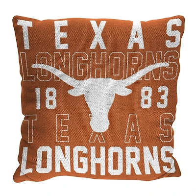The Northwest Group  Texas Longhorns 20" x 20" Stacked Pillow