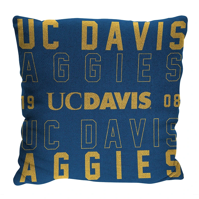 The Northwest Group  UC Davis Aggies 20" x 20" Stacked Pillow
