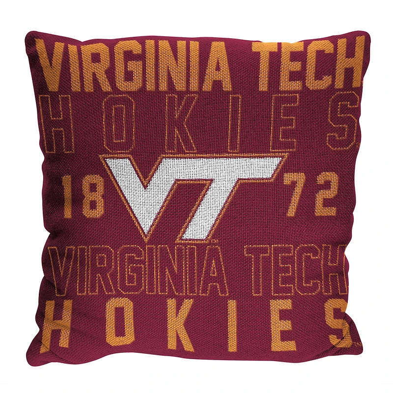 The Northwest Group  Virginia Tech Hokies 20" x 20" Stacked Pillow