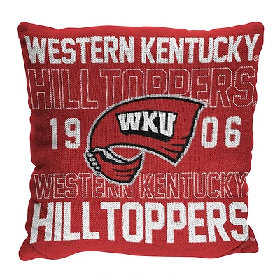 The Northwest Group  Western Kentucky Hilltoppers 20" x 20" Stacked Pillow