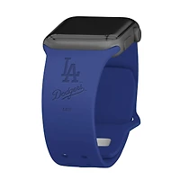 Los Angeles Dodgers Debossed Silicone Apple Watch Band