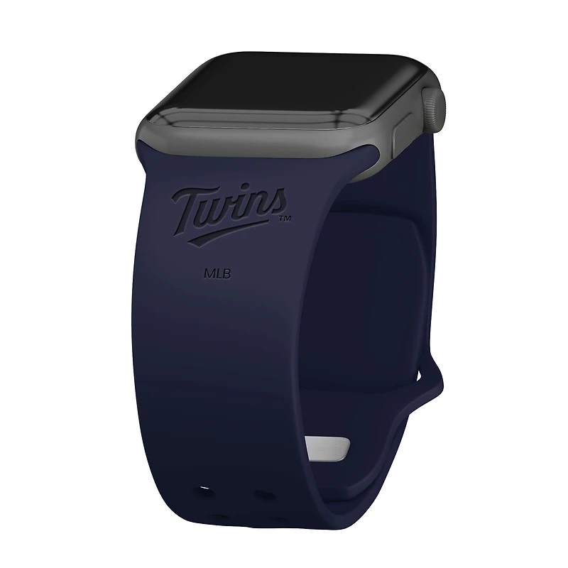 Minnesota Twins Debossed Silicone Apple Watch Band