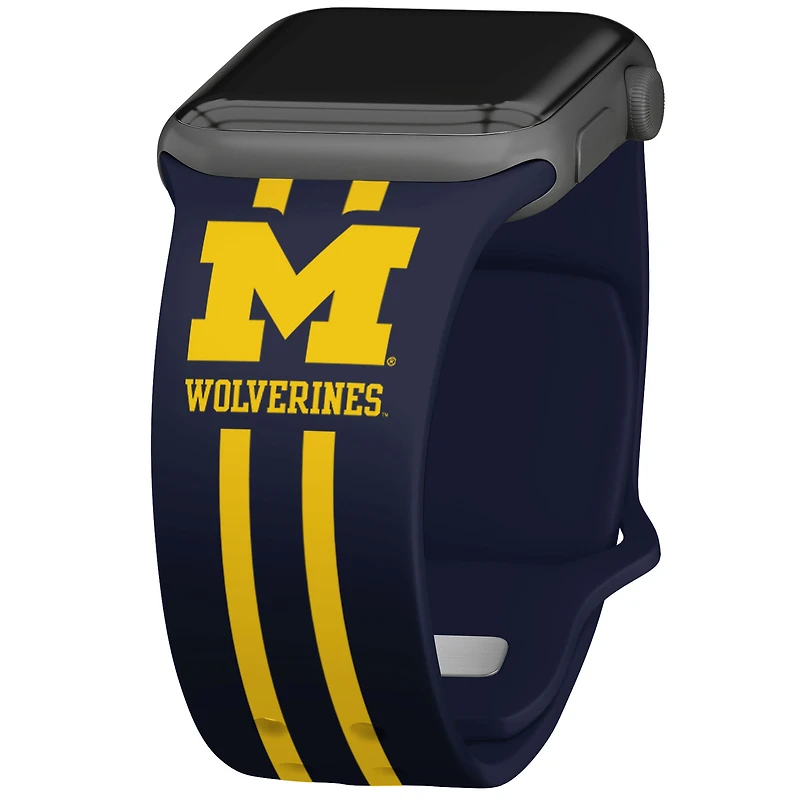 Michigan Wolverines Silicone Apple Watch Band