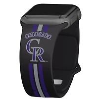 Colorado Rockies Silicone Apple Watch Band