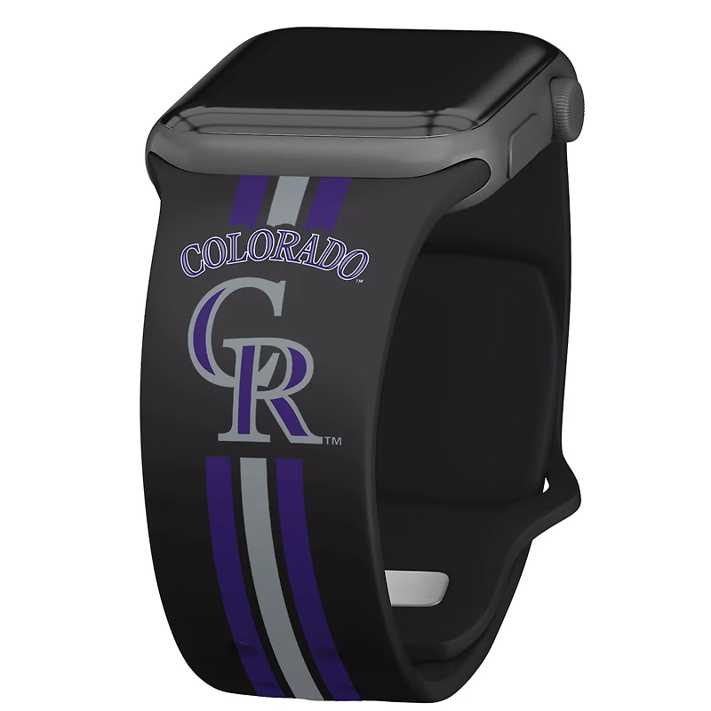 Colorado Rockies Silicone Apple Watch Band
