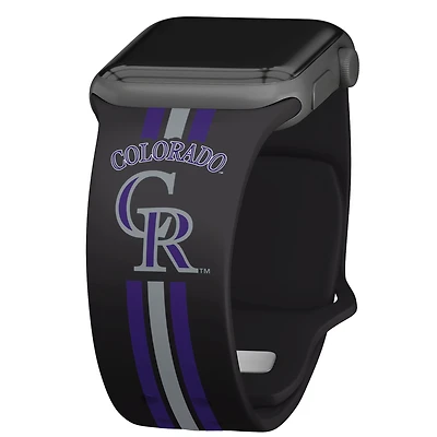 Colorado Rockies Silicone Apple Watch Band