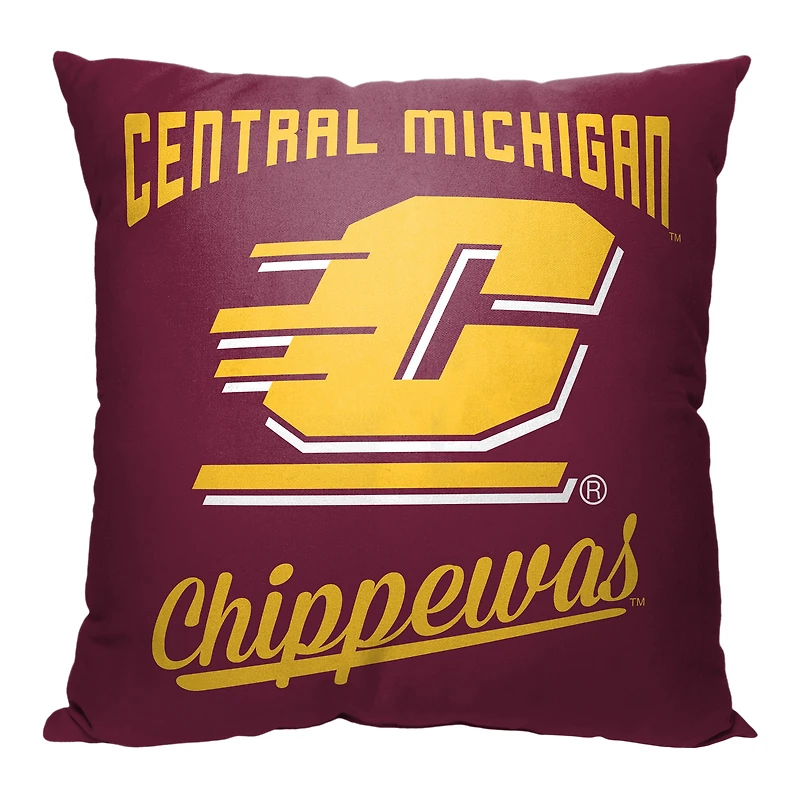 The Northwest Group  Central Michigan Chippewas 18" x 18" Alumni Pillow