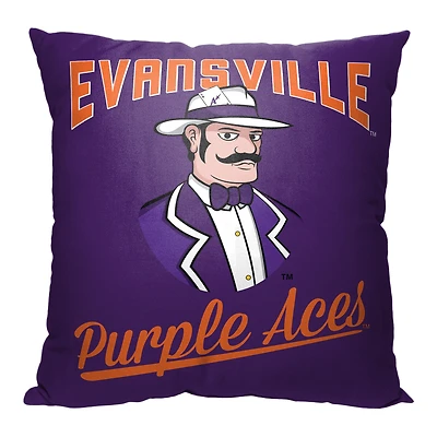The Northwest Group  Evansville Purple Aces 18" x 18" Alumni Pillow