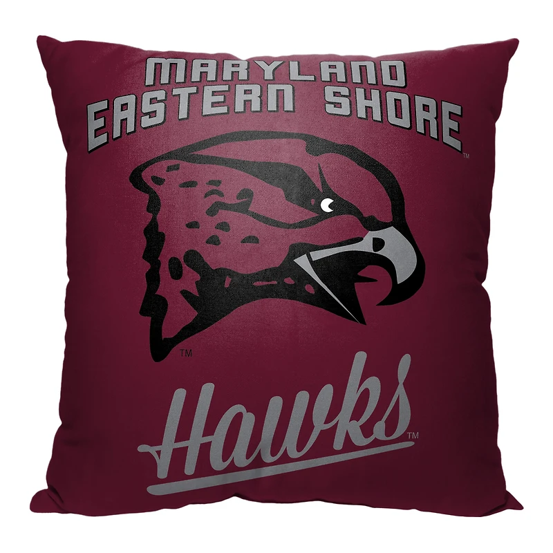 The Northwest Group  Maryland Eastern Shore Hawks 18" x 18" Alumni Pillow