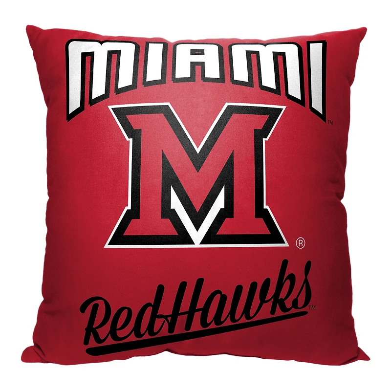 The Northwest Group  Miami University RedHawks 18" x 18" Alumni Pillow