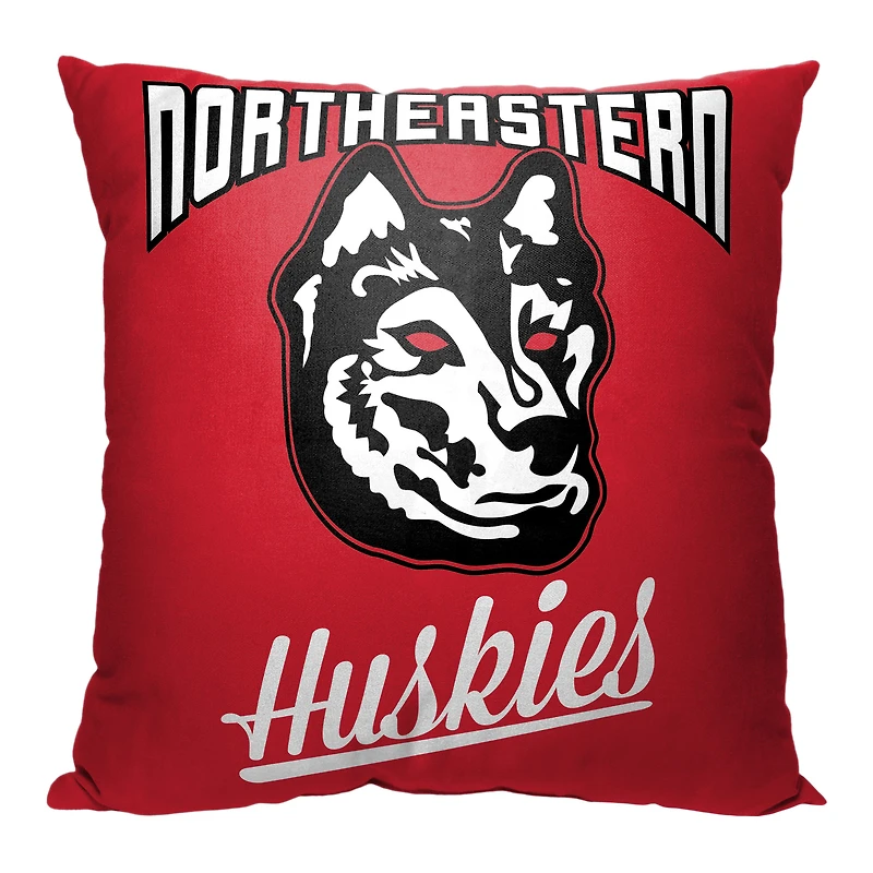The Northwest Group  Northeastern Huskies 18" x 18" Alumni Pillow