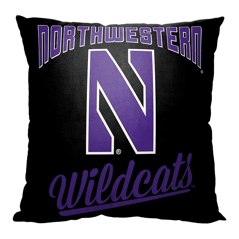 The Northwest Group  Northwestern Wildcats 18" x 18" Alumni Pillow