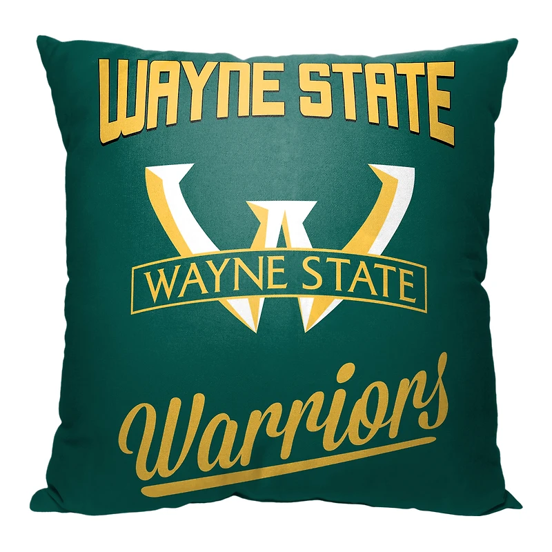 The Northwest Group  Wayne State Warriors 18" x 18" Alumni Pillow