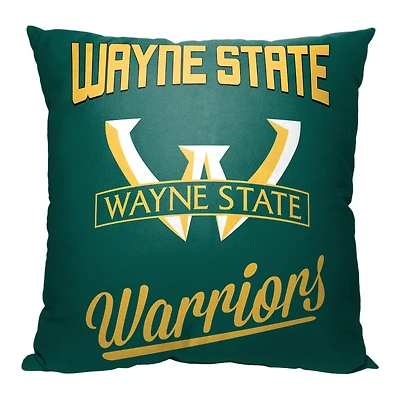 The Northwest Group  Wayne State Warriors 18" x 18" Alumni Pillow