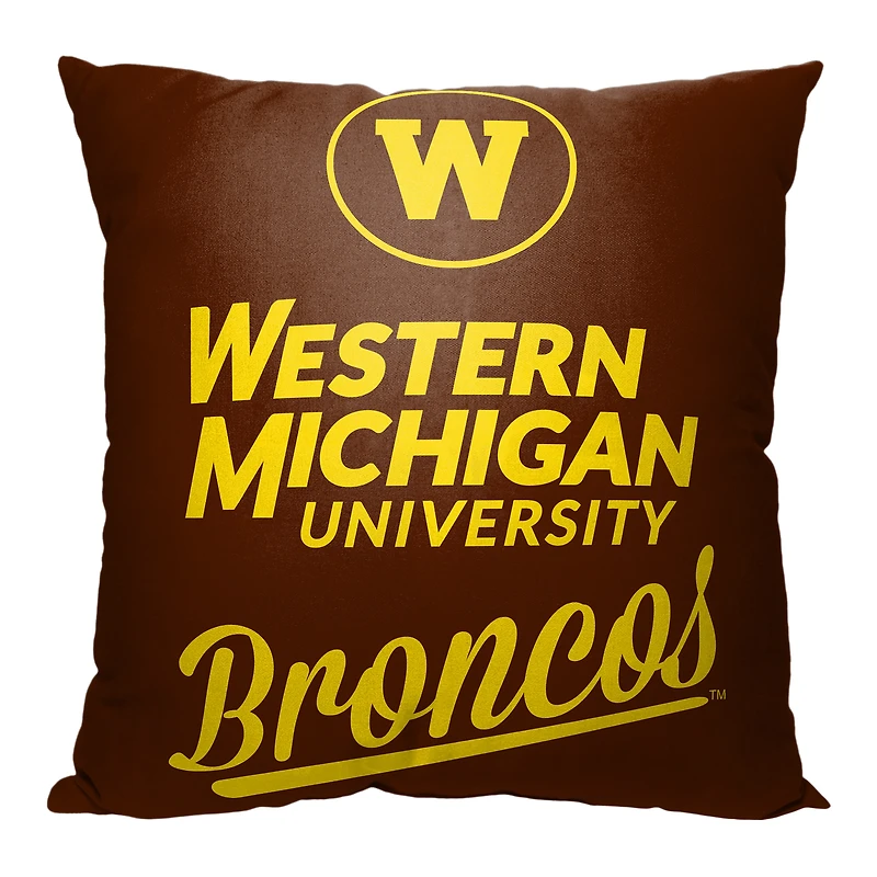The Northwest Group  Western Michigan Broncos 18" x 18" Alumni Pillow