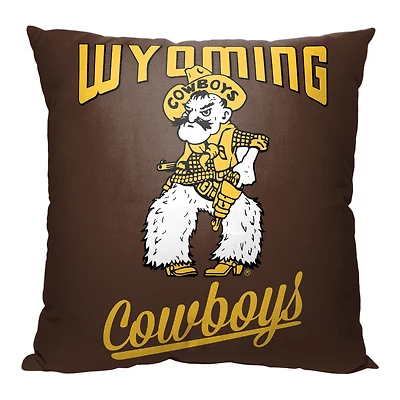The Northwest Group  Wyoming Cowboys 18" x 18" Alumni Pillow
