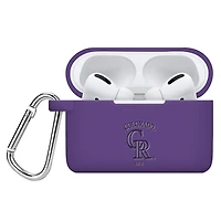 Colorado Rockies Debossed Silicone Airpods Pro Case Cover
