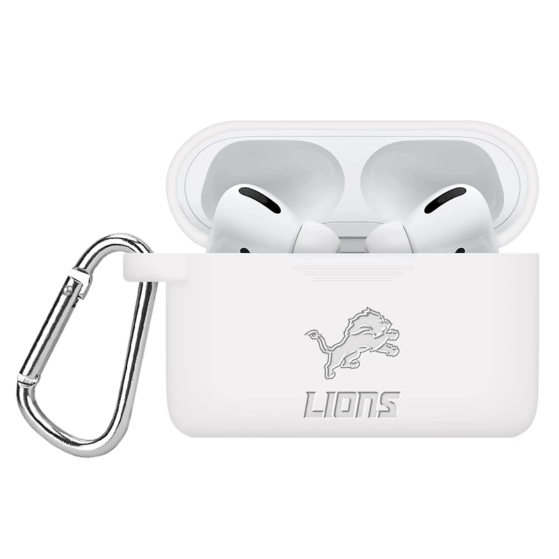 Detroit Lions Debossed Silicone Airpods Pro Case Cover