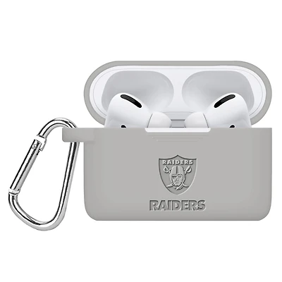 Las Vegas Raiders Debossed Silicone Airpods Pro Case Cover