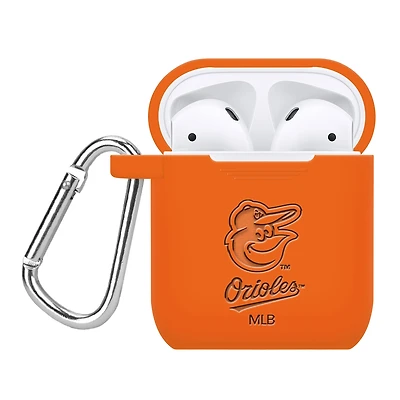 Baltimore Orioles Debossed Silicone AirPods Case Cover
