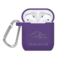 Baltimore Ravens Debossed Silicone AirPods Case Cover