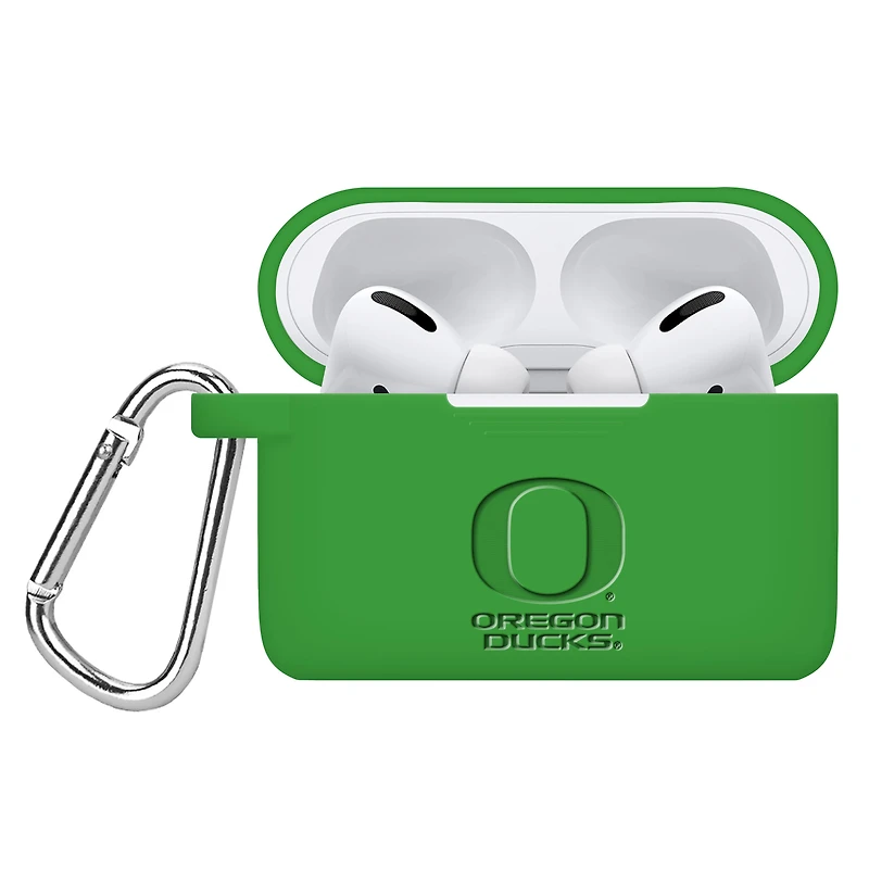 Oregon Ducks Debossed Silicone Airpods Pro Case Cover