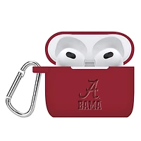 Alabama Crimson Tide Debossed Silicone AirPods Gen Three Case Cover