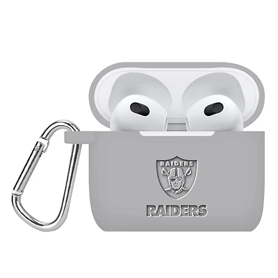 Las Vegas Raiders Debossed Silicone AirPods Gen Three Case Cover