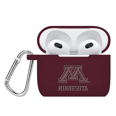 Minnesota Golden Gophers Debossed Silicone AirPods Gen Three Case Cover