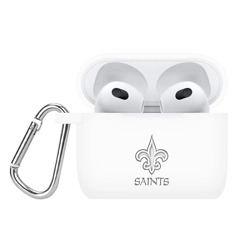 New Orleans Saints Debossed Silicone AirPods Gen Three Case Cover