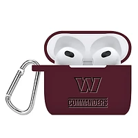 Washington Commanders Debossed Silicone AirPods Gen Three Case Cover