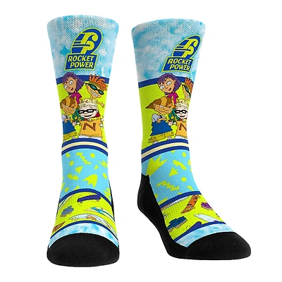 Unisex Rock Em Socks Rocket Power Showtime Crew Socks