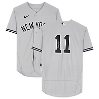 Anthony Volpe New York Yankees Autographed Game-Used #11 Gray Jersey vs. Texas Rangers on April 30, 2023