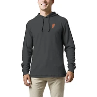 Men's League Collegiate Wear  Charcoal Florida Gators  Waffle Knit Pullover Hoodie