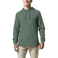 Men's League Collegiate Wear  Green UNC Wilmington Seahawks  Waffle Knit Pullover Hoodie