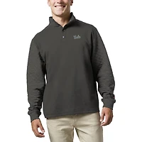 Men's League Collegiate Wear  Charcoal UCLA Bruins  Fleece Quarter Snap Up Pullover Sweatshirt