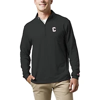 Men's League Collegiate Wear  Black Cornell Big Red  All Day Quarter-Zip Pullover Top