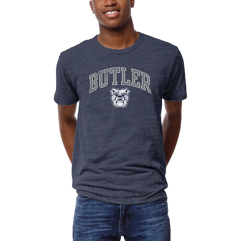 Men's League Collegiate Wear  Heather Navy Butler Bulldogs  Arch Victory Falls Tri-Blend T-Shirt