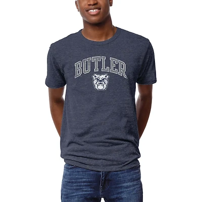 Men's League Collegiate Wear  Heather Navy Butler Bulldogs  Arch Victory Falls Tri-Blend T-Shirt