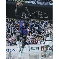 Joe Dumars Detroit Pistons Autographed 16" x 20" Layup vs. Boston Celtics Photograph with "HOF 2006" Inscription