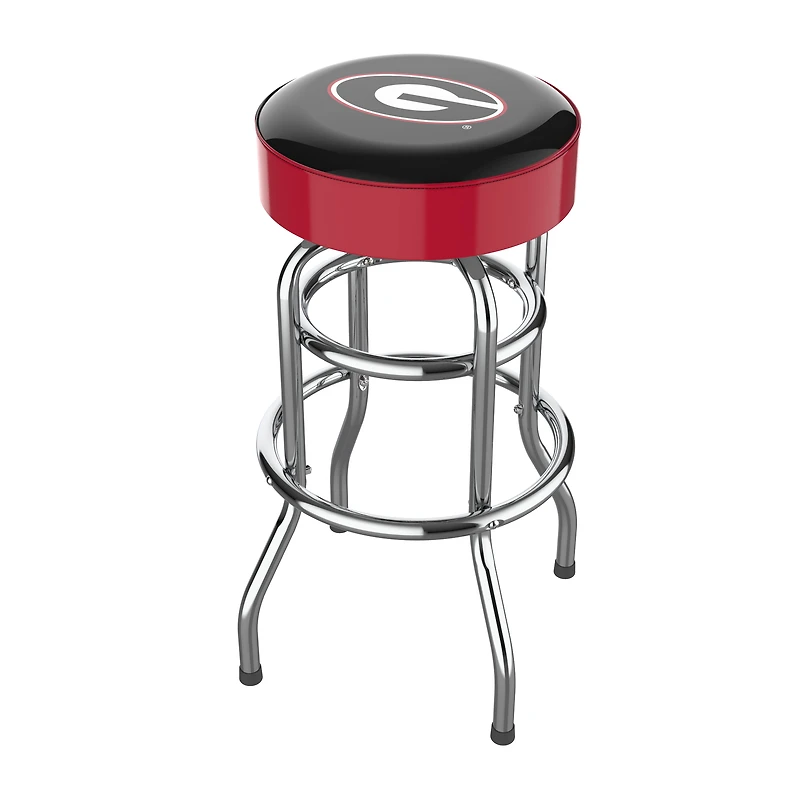 Imperial Georgia Bulldogs Team Chrome Bar Stool