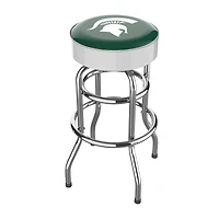 Imperial  Michigan State Spartans Team Chrome Bar Stool