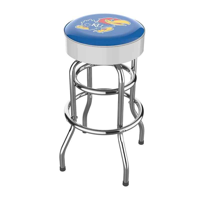 Imperial Kansas Jayhawks Team Chrome Bar Stool