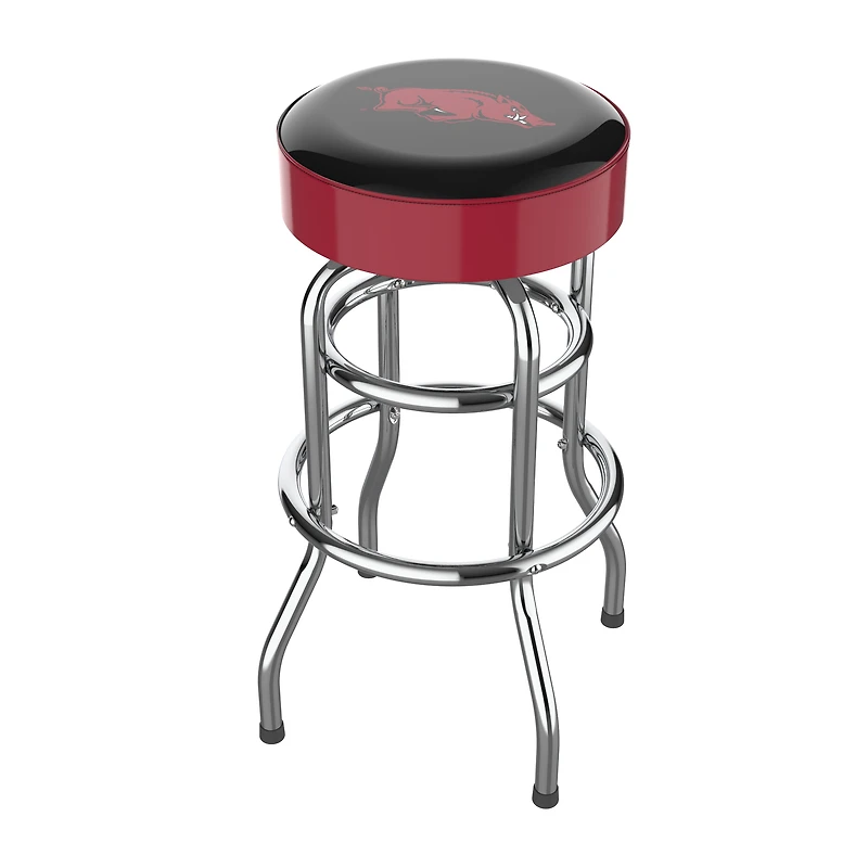 Imperial Arkansas Razorbacks Team Chrome Bar Stool