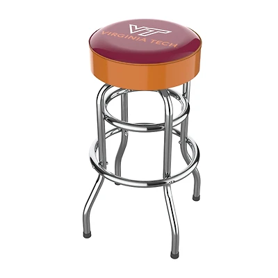 Imperial  Virginia Tech Hokies Team Chrome Bar Stool