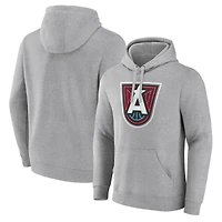Men's  Gray Atlanta Dream Primary Logo Pullover Hoodie