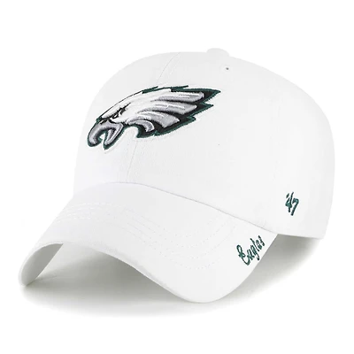 Women's '47 White Philadelphia Eagles Miata Clean Up Adjustable Hat