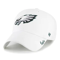 Women's '47 White Philadelphia Eagles Miata Clean Up Adjustable Hat