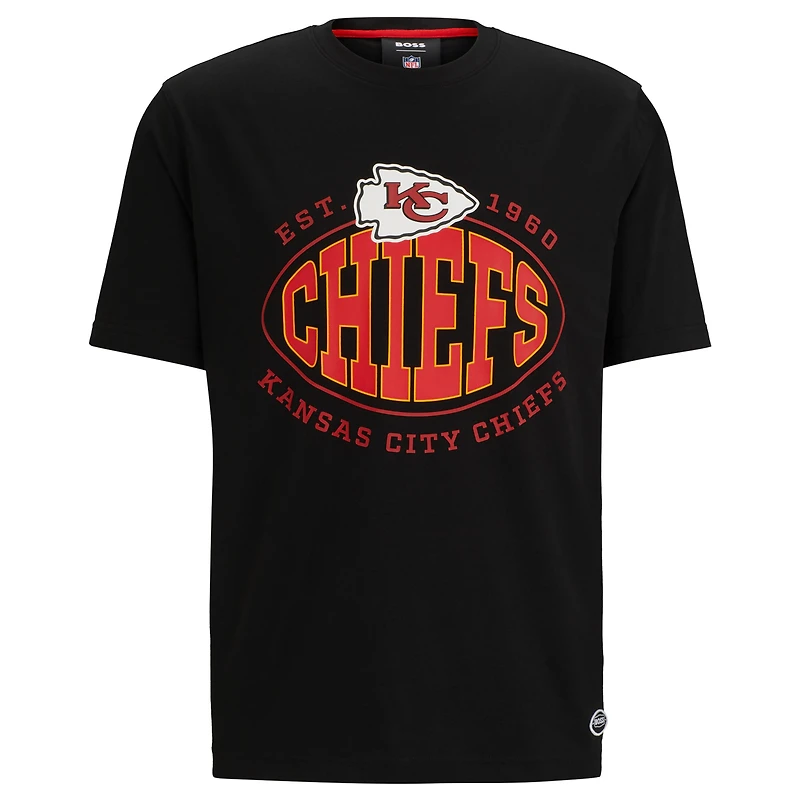 Men's BOSS X NFL Black Kansas City Chiefs Trap T-Shirt
