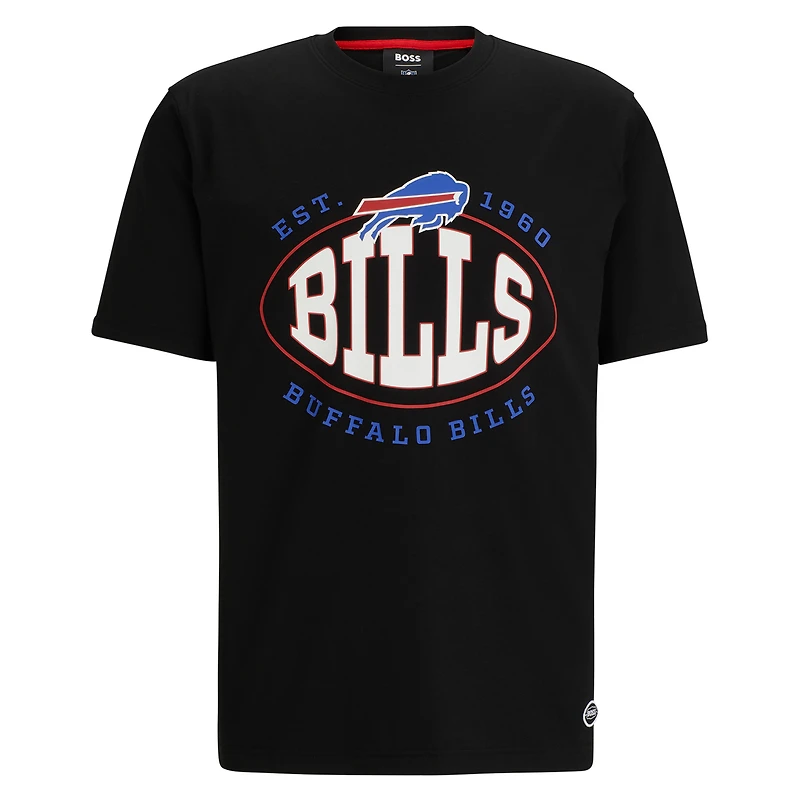 Men's BOSS X NFL Black Buffalo Bills Trap T-Shirt